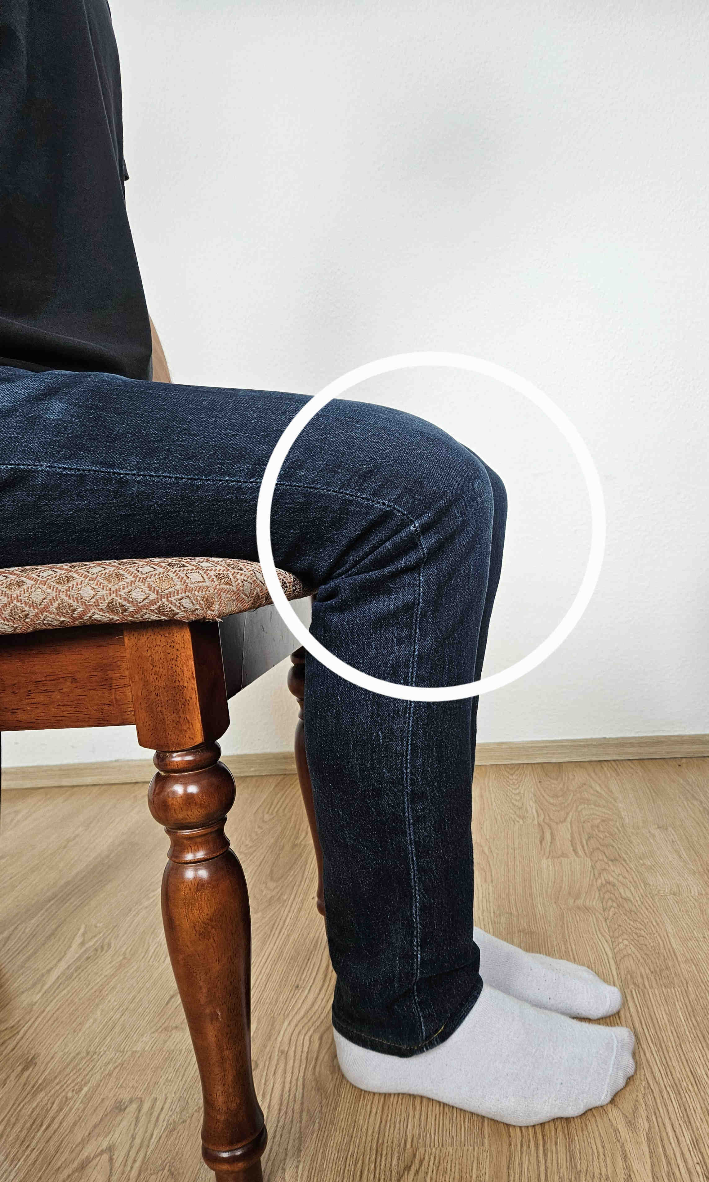 Zolnay Pontnyomás Módszertan előtt – látható a térdek eltérése