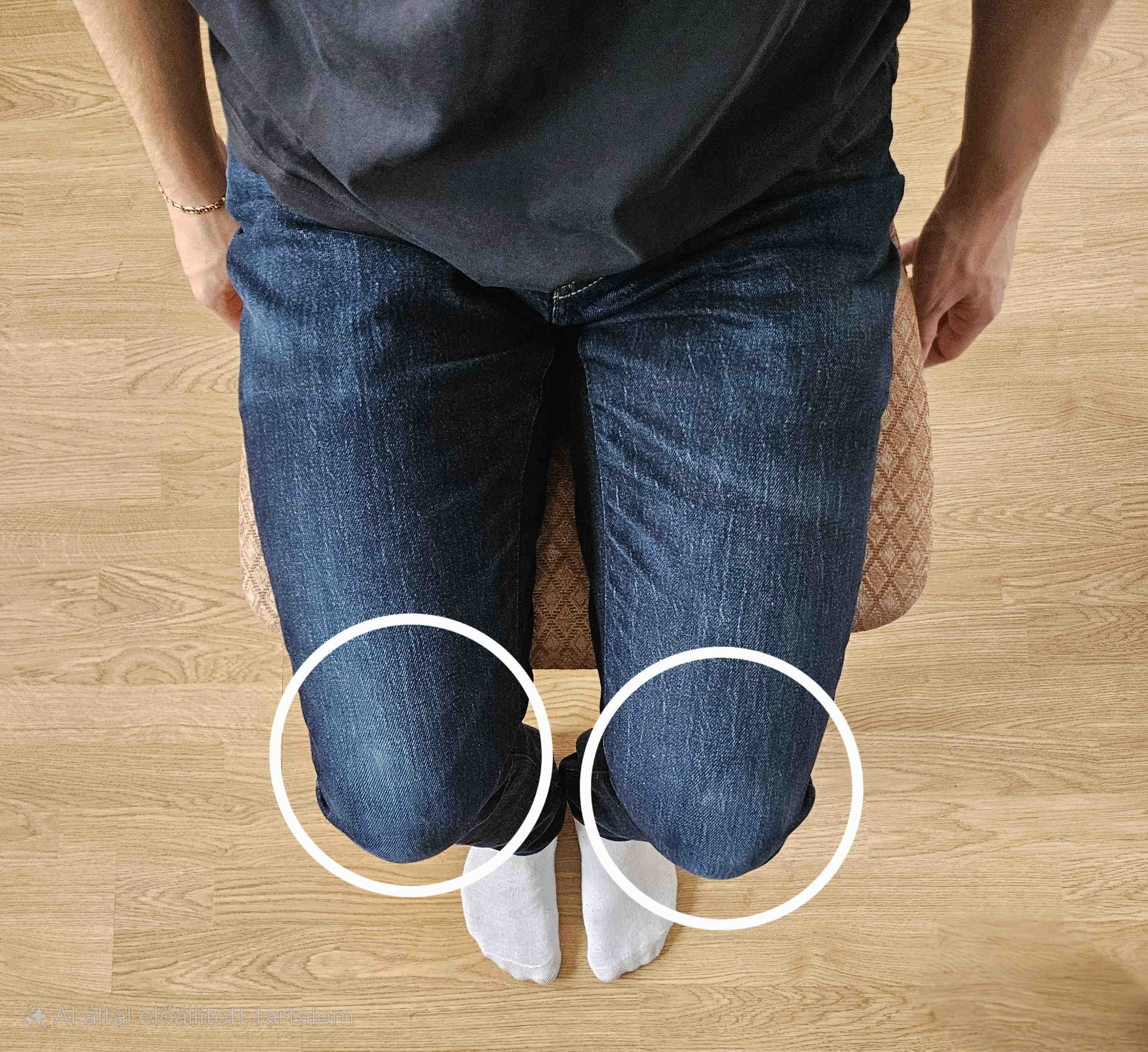 Előtte fotó: lábhossz-különbség és testtartás aszimmetria kezelés előtt